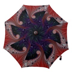 Fractal Art Artwork Design Hook Handle Umbrellas (small) by Pakrebo