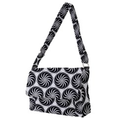 Pattern Swirl Spiral Repeating Full Print Messenger Bag by Pakrebo