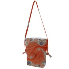 Fractal Art Artwork Pattern Fractal Folding Shoulder Bag by Pakrebo