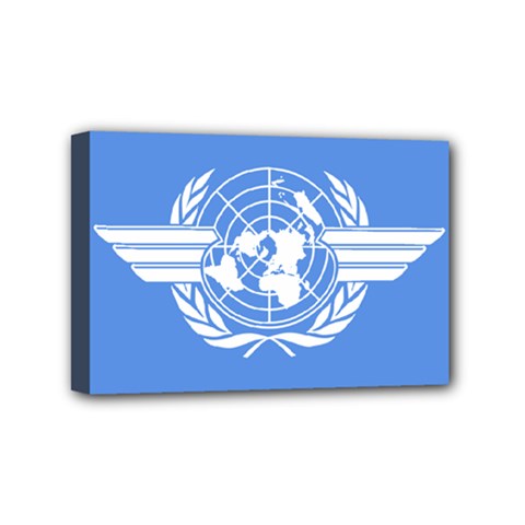 Flag Of Icao Mini Canvas 6  X 4  (stretched) by abbeyz71