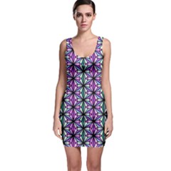 Geometric Patterns Triangle Seamless Bodycon Dress by Pakrebo