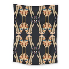 Kaleidoscope Symmetry Pattern Girls Medium Tapestry by Pakrebo