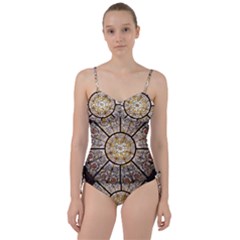 Stained Glass Window Glass Ceiling Sweetheart Tankini Set by Pakrebo