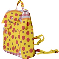 Pizza Table Pepperoni Sausage Buckle Everyday Backpack by Pakrebo