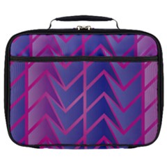 Geometric Background Abstract Full Print Lunch Bag by Alisyart