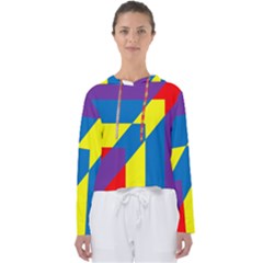 Colorful Red Yellow Blue Purple Women s Slouchy Sweat
