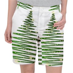 Christmas Tree Spruce Pocket Shorts by Mariart