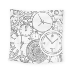 Time Goes On Square Tapestry (small) by JezebelDesignsStudio