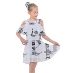 Taylor Swift Kids  Shoulder Cutout Chiffon Dress by taylorswift