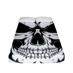 Kerchief Human Skull Fitted Sheet (full/ Double Size) by Mariart