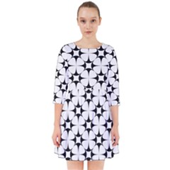 Star Background Smock Dress by Mariart