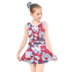 Technology Triangle Kids  Skater Dress Swimsuit by Mariart