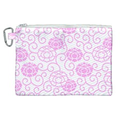 Peony Spring Flowers Canvas Cosmetic Bag (xl)