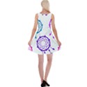 Dreamcatcher Dream Catcher Pattern Reversible Velvet Sleeveless Dress View2