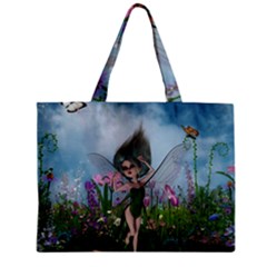 Cute Little Fairy Zipper Mini Tote Bag by FantasyWorld7