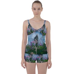 Cute Little Fairy Tie Front Two Piece Tankini by FantasyWorld7