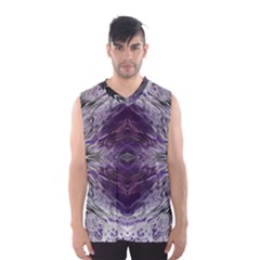 Pattern Abstract Horizontal Men s Basketball Tank Top by Pakrebo