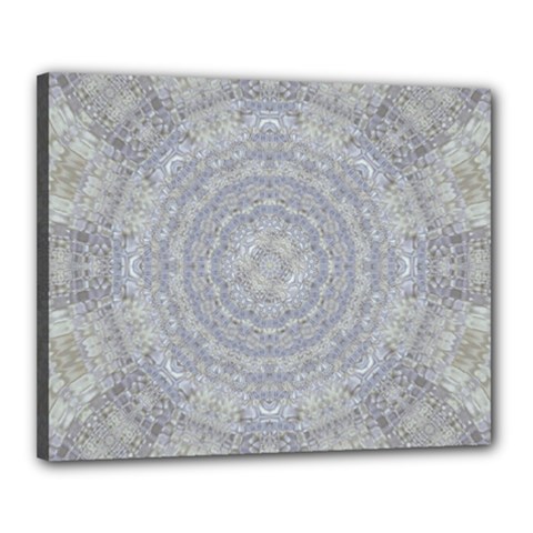 Lace Flower Planet And Decorative Star Canvas 20  X 16  (stretched) by pepitasart