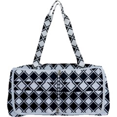 Square Diagonal Pattern Multi Function Bag by Mariart