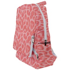 Coral Leopard Travelers  Backpack by TopitOff