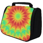 Kaleidoscope Background Mandala Red green Full Print Travel Pouch (Big)