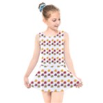 Autumn Leaves Kids  Skater Dress Swimsuit