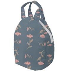 Florets In Grey Travel Backpacks by WensdaiAmbrose