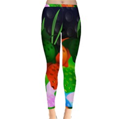 Pattern Fishes Escher Inside Out Leggings