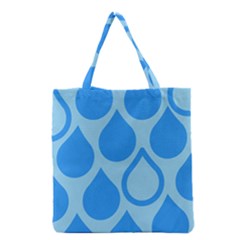 Droplet Grocery Tote Bag by WensdaiAmbrose