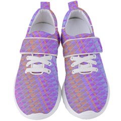 Diagonal Line Design Art Women s Velcro Strap Shoes