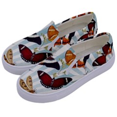 My Butterfly Collection Kids  Canvas Slip Ons by WensdaiAmbrose