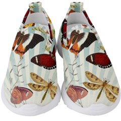 My Butterfly Collection Kids  Slip On Sneakers by WensdaiAmbrose
