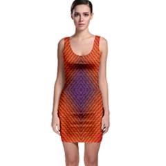 Background Fractals Surreal Design Bodycon Dress