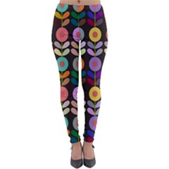 Zappwaits Flowers Lightweight Velour Leggings