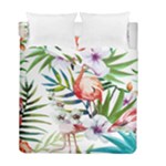 Rose flamingo Duvet Cover Double Side (Full/ Double Size)