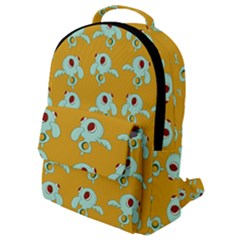 Squidward In Repose Pattern Flap Pocket Backpack (small) by Valentinaart