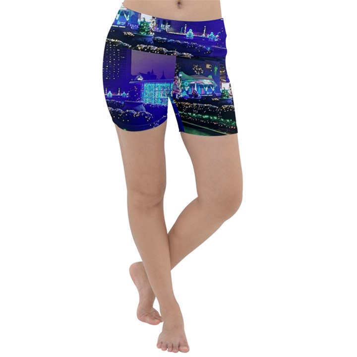 Columbus Commons Lights Lightweight Velour Yoga Shorts