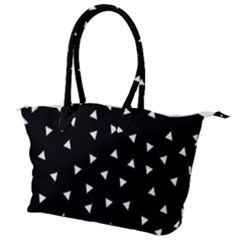 Geometric Pattern Canvas Shoulder Bag by Valentinaart