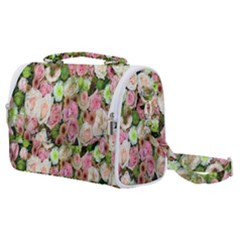 Pastel Pink Roses Satchel Shoulder Bag