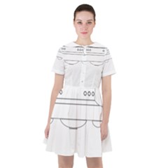 Alien Space Ufo Extraterrestrial Sailor Dress by Wegoenart