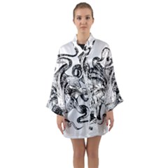 Animal Game Asset Call Invertebrate Long Sleeve Kimono Robe by Wegoenart