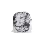 Dog Animal Domestic Animal Doggie Drawstring Pouch (Small)