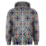 Pattern Wallpaper Background Men s Zipper Hoodie