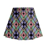 Pattern Wallpaper Background Mini Flare Skirt