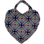 Pattern Wallpaper Background Giant Heart Shaped Tote