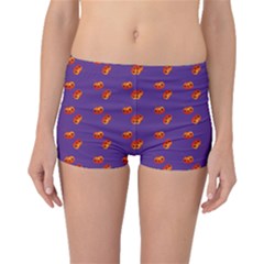 Kawaii Pumpkin Purple Boyleg Bikini Bottoms by snowwhitegirl