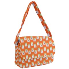 Ghost Pet Orange Courier Bag by snowwhitegirl