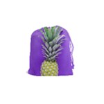 Pineapple Purple Drawstring Pouch (Small)
