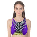 Pineapple Purple Tank Bikini Top