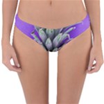 Pineapple Purple Reversible Hipster Bikini Bottoms
